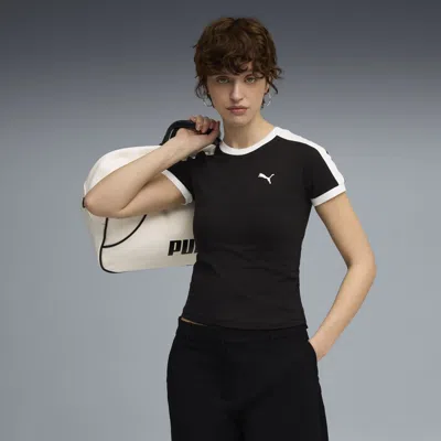 Puma T7 Slim T-shirt Women In Black
