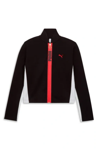 Puma T7 Slim Track Jacket In Black