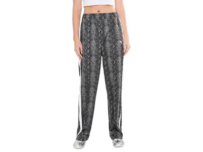 Puma T7 Snake Print Straight Leg Pants Women's Clothing  Black: Md 29.5, Polyester