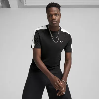 Puma T7 T-shirt Men In Black
