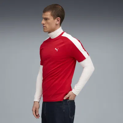 Puma T7 T-shirt Men In Red