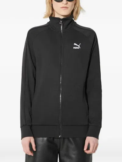 Puma T7 Track Jacket In Black