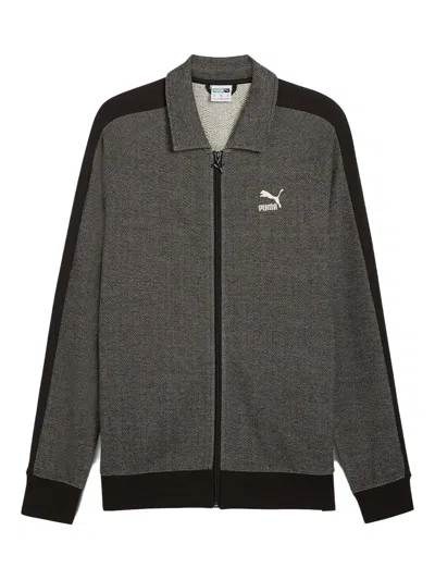 Puma T7 Track Jacket In Gray