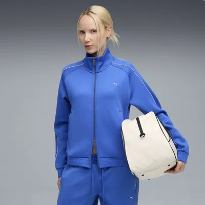 Puma T7 Track Jacket Women In Blue