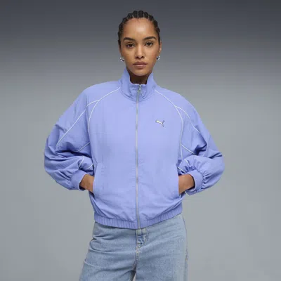 Puma T7 Women's Balloon Jacket In Blue