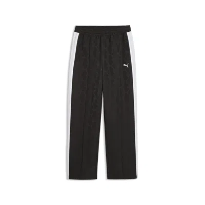 Puma T7 Women's Jacquard Track Pants In Black