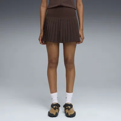 Puma T7 Women's Skirt In Brown