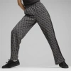 Puma T7 Women's Straight Track Pants In Black-aop