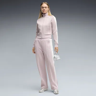 Puma T7 Women's Straight Track Pants In Pink