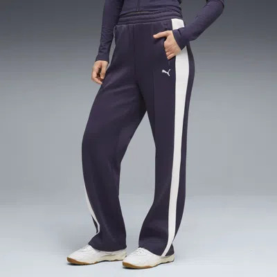 Puma T7 Women's Straight Track Pants In Purple