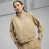 Puma Womens  T7 Track Jacket In Prairie Tan