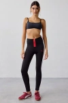 Puma T7 Zip Colorblock Legging In Black, Women's At Urban Outfitters In Black