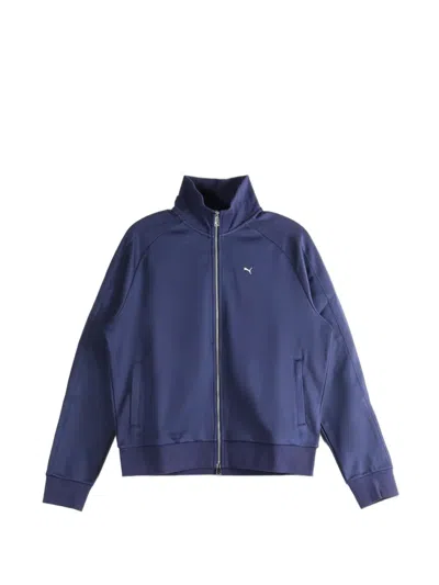 Puma T7 Zip-up Jacket In Blue