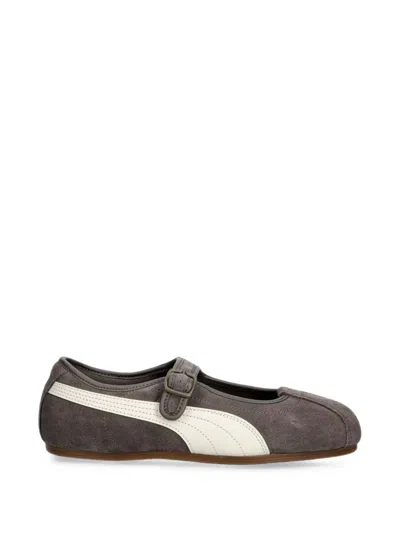 Puma Tacklette Buckle-fastening Ballet Sneakers In Multi