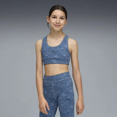 Puma Kids' Tad Ess Aop Bra Youth In Blue