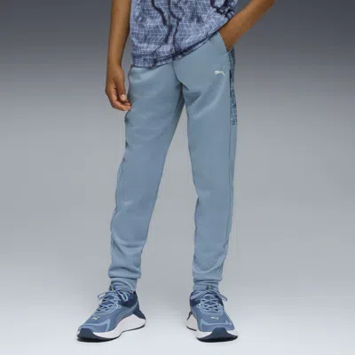 Puma Kids' Tad Ess Aop Poly Pants Youth In Blue