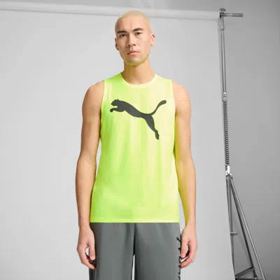 Puma Tad Essentials Sleeveless Tank Top Men In Yellow