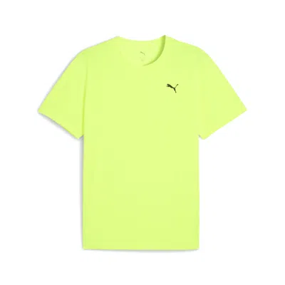 Puma Tad Essentials Solid Cat T-shirt Men In Yellow