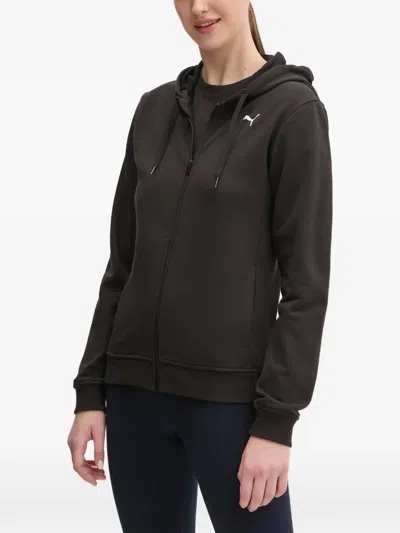 Puma Tad Essentials Zip-up Hoodie In Black