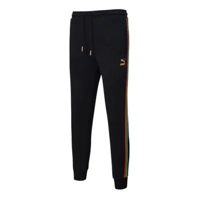 Puma Tailored For Sport Unity Track Pants 'black Orange'