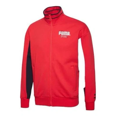 Puma Tailored For Sport Zip Up Track 'red White Black'