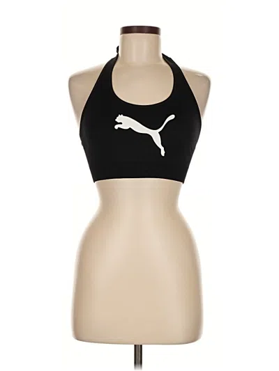 Pre-owned Puma Tank Top Black Halter Neckline Tops