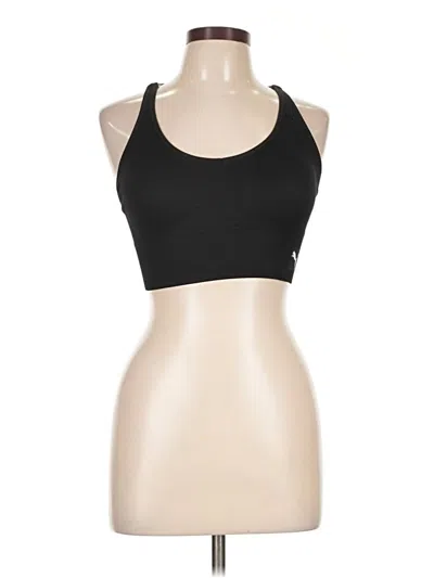 Pre-owned Puma Tank Top Black Halter Neckline Tops