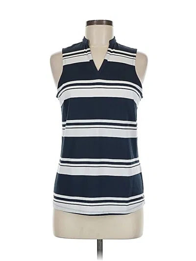 Pre-owned Puma Tank Top Blue Halter Neckline Tops