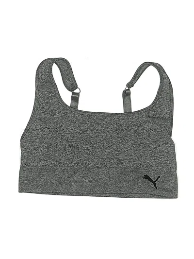 Pre-owned Puma Kids' Tank Top Gray Halter Neckline Tops