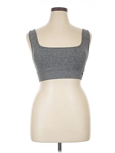 Pre-owned Puma Tank Top Gray Square Neckline Tops
