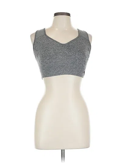 Pre-owned Puma Tank Top Gray Strapless Neckline Tops