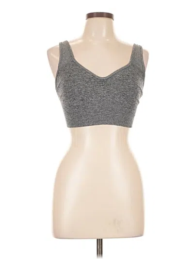 Pre-owned Puma Tank Top Gray Strapless Neckline Tops