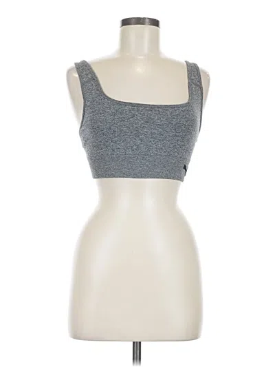 Pre-owned Puma Tank Top Gray Strapless Neckline Tops
