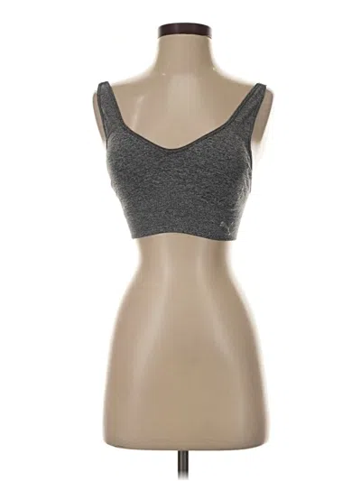 Pre-owned Puma Tank Top Gray Strapless Neckline Tops