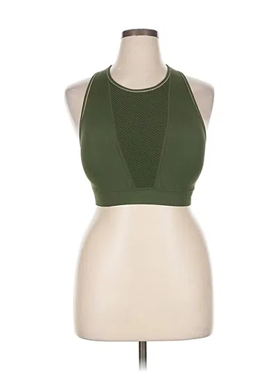 Pre-owned Puma Tank Top Green Halter Neckline Tops