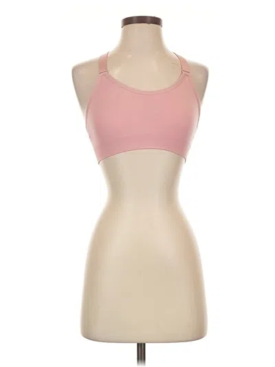 Pre-owned Puma Tank Top Pink Halter Neckline Tops