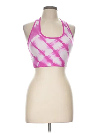 Pre-owned Puma Tank Top Pink Halter Neckline Tops