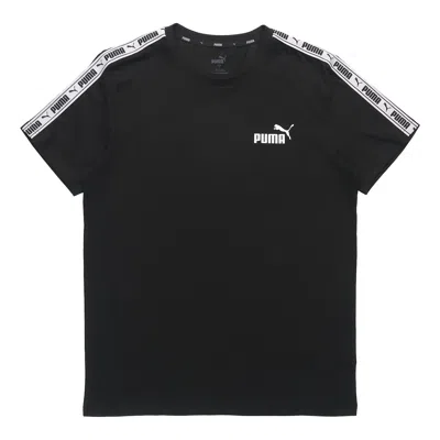 Puma Taping Logo T-shirt 'black'