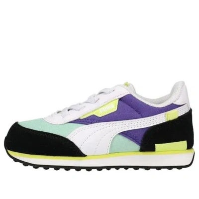 Puma (td)  Future Rider Play 'purple Black White' In Multi
