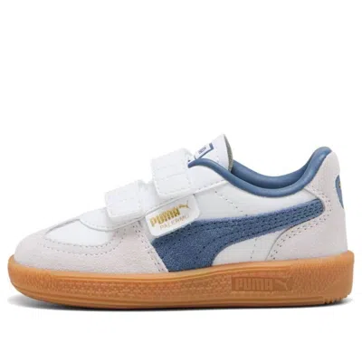 Puma (td)  Palermo Leather 'white Dark Indigo' In Multi
