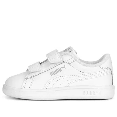 Puma (td)  Smash 3.0 Leather Velcro 'white Cool Light Grey'