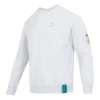 Puma Team Badge Crew Sweater 'grey' In White