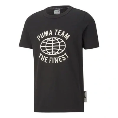 Puma Team Graphic Tee 'black'