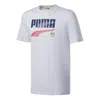 Puma Team Graphic Tee 'white'