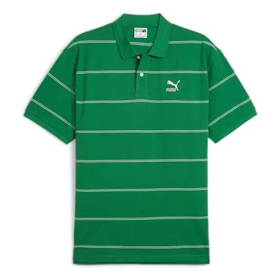 Puma Team Polo Shirt 'green White'