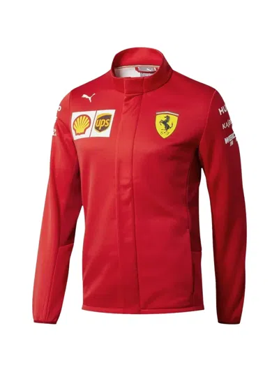 Puma Team Softshell Jacket In Red