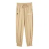Puma Team Woven Pants 'khaki' In Brown