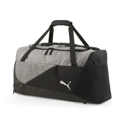 Puma Teamfinal Medium Soccer Team Bag In Black-medium Gray Heather