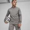 Puma Teamfinal Quarter-zip Men's Soccer Training Jacket In Cast Iron- Silver