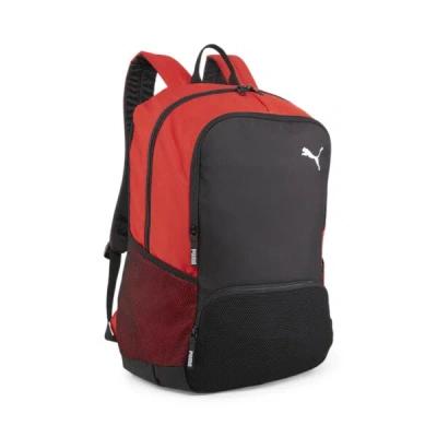 Puma Teamgoal Premium Xl Soccer Backpack In Red- Black